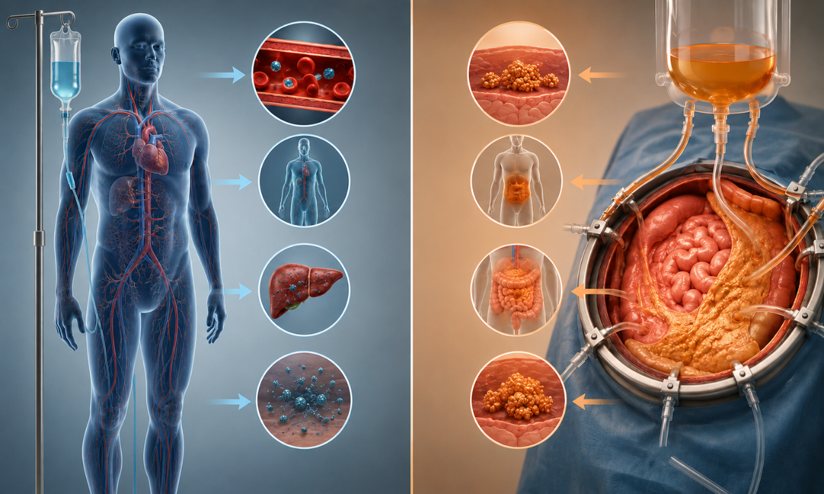 IV vs. Intraperitoneal Chemotherapy