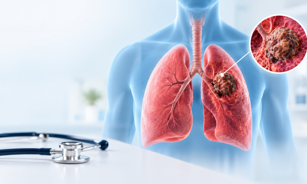 Lung cancer symptoms and risk factors in men and women